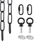 Mr.Color Black Metal Chandelier - Heavy Duty, 6 Feet Chain for Pendant Lights,
