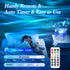 15 Dimmable Crystal Lamp for Bedroom, White Noise Machine Room Lights for Bedroom, Bluetooth Music Night Light