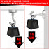 Strong Neodymium Magnetic Hooks, Heavy Duty Rare Earth Hooks for Hanging, Key Holder, Pack of 10