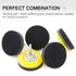 Swpeet 10Pcs 3 Inch Sanding Discs Pad Kit, Including 5Pcs 1/4" Shank Drill Attachment Backing Pads and 5Pcs Soft Foam