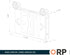 RP Lighting + Fans Pike Dual Color LED Exit Sign with Self-Diagnostic Option - White