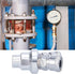 Garosa C-type Quick Connector Air Splitter, Two Way Pneumatic Fittings for Construction Machinery