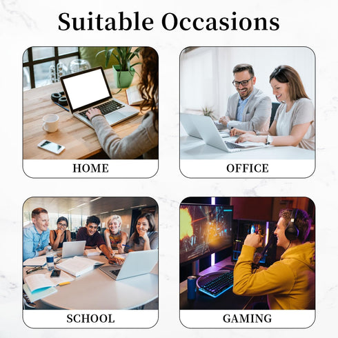 Funny Mouse Pad for Desk, Cute Office Decor with Dumpster on Fire Design, Non-Slip Rubber Base (This is Fine)