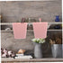 5Pcs PRETYZOOM Rolling Cart Accessories Wall Mount Hanging Cup Holder Storage Box for Organizing Pens and Remote