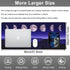 NIYLYNSYN 31.5"x15.7" Mouse Pad, Large Moon Phases and Mountain Forest Desk Mat, Extended Non-Slip Gaming Keyboard