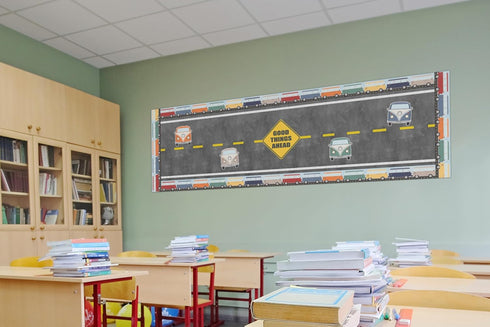 Teacher Created Resources Fun Size Bulletin Board Roll - 18" x 12', Road
