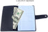 lizimandu Business Card Holder Book - PU Leather Organization Binder for Men & Women, Holds Up to 96 Cards (1-Black)