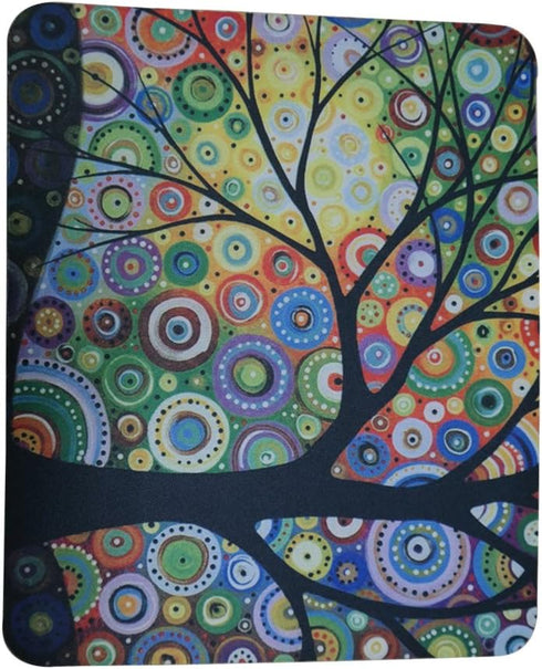 Schoolsupplies Anti-Slip Laptop PC Mouse Pad Mat - Colored Trees Picture for Optical Laser Mouse