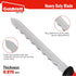 Goldblatt Insulation Knife, 8 Inch Stainless Steel Blade Utility Knife for Cutting Heat Material and Lawn Repair