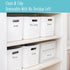 Hebayy 242 pcs Laundry Room Labels, 220 Pre-Printed Waterproof Stickers, 22 Blank Ones for Home Office Organization