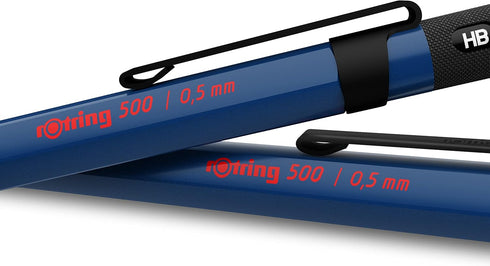 Rotring 500 Mechanical Pencil, 0.5mm, Blue Barrel