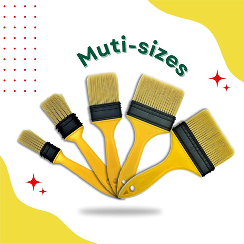 Paint Brushes for Walls, 5 pcs Chip Brush Set, 1, 1, 2, 2, 3 inch | Chalk Paint Brush for Furniture, Trim, Varnish