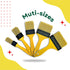 Paint Brushes for Walls, 5 pcs Chip Brush Set, 1, 1, 2, 2, 3 inch | Chalk Paint Brush for Furniture, Trim, Varnish