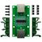 RJ45 8P8C Diagnostic Test Breakout Module Board with DIN Rail Mount Bracket