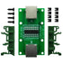 RJ45 8P8C Diagnostic Test Breakout Module Board with DIN Rail Mount Bracket