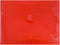 JAM PAPER Plastic Expansion Envelopes with Hook & Loop Closure - Letter Booklet, Red, 12/Pack