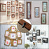 160 Pieces Metal Picture Frames Turn Button Fasteners with 160 Pieces Screws Photo Frame Hanging Hangers for Photos Picture and Drawing Crafts Posters Black Pictures Frame Hardware Backing Clip