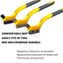 Set 6-Piece Wire Brush for Rust, Paint & Detail Cleaning Brass, Stainless Steel & Nylon Brushes with Curved Handle