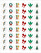 Christmas Envelope Seals - 1.2" Stickers - 144 Fun Holiday Stickers - USA Made (Assortment #2)