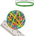 Eagle Rubber Band Ball with 170 Bands Per Ball in Assorted Colour for Crafting and Organizing