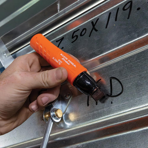 86103 Klein Tools Skribes XL Permanent Marker, Chisel Tip, Professional-Grade Ink, Multi-Surface Jobsite Marker