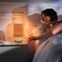 Dalzium Bedroom Lamp Burnt Orange Bedside Table Lamp with USB Port Desk Light LED Night Light for Nightstand