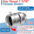 Self-Draining Vacuum Breaker, 1-1/16" Female Fine Thread, No Lead Brass Hose Bib Vacuum Breaker