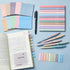 Jutom 29 Pcs Book Annotation Kit, Aesthetic Highlighters, Gel Pens Set, Sticky Notes Tabs, Markers for Office School