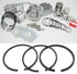 3Pcs Piston Ring, Air Compressor Piston Ring for Pneumatic Drive, Airtight for 55mm Cylinder Diameter