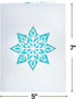 Paper Love 3D Snowflakes Pop Up Card - Gift for Winter, Christmas, 5" x 7" Cover with Envelope and Note Tag