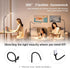 USDeikour 3 LED Floor Lamp for Eyelash Extension - Brightness Adjustable Standing Light with Color Modes,Eye-Careing