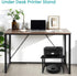 ELITEROO Desktop Printer Stand With Storage, Table Stand Small Desk Shelves Organizer for Home/Office, Multi-Purpose