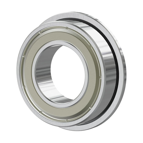 F63800ZZ Flange Ball Bearing, 10×19×7mm Double Metal Shielded for Industrial Machine and Power Tools
