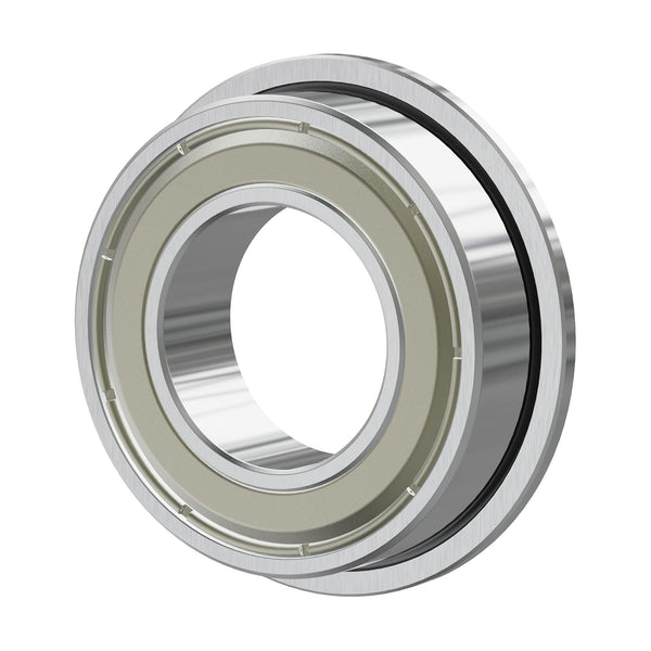 F63800ZZ Flange Ball Bearing, 10×19×7mm Double Metal Shielded for Industrial Machine and Power Tools