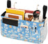 Christmas Bedside Essentails Pocket with two mesh bag Table Cabinet Storage Organizer for Bunk and Hospital Beds Dorm