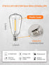 Hobbynors 10-Pack 24V ST38 Bulbs Bulbs (E12 2700K 120V LED Replacement for Outdoor String Lights, Shatterproof Plastic