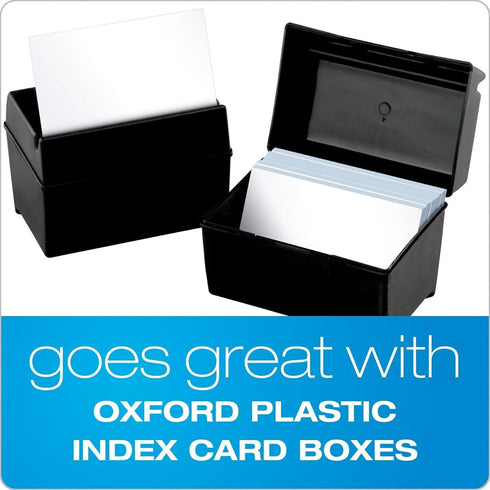 Oxford Ruled Index Cards, 3" x 5", White, 1,000 Cards (10 Packs of 100) (31)