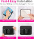 DOMAXCAI Broom and Mop Holder, Super Anti-Slip Wall Mount, Self Adhesive Gripper for Bathroom, Garage and Laundry Room