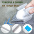 Alnorte 4 1 in Grout Cleaning Brush with Scrape, V Shape Grout Cleaner for Tile Floors, Bathroom, Corner, Baseboard