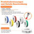 SCHDRA 18 Wire,18 18 Wires(6 10ft 2.3 mm),Stranded awg awg Silicone Electrical Wire - Gauge Tinned Copper Colors Each
