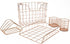 Sorbus 5-Piece Desk Organizer Set, Rose Gold Accessories Includes Pencil Cup Holder, Letter Sorter, and More for Home