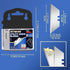 JETMORE 50 Pack Utility Knife Blades, SK5 High Carbon Steel Standard Size Blades for Box Cutter