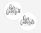 His & Her Favorite Wedding Stickers, Choose Your Colors, Wedding Favor Stickers (#488-1-BK-WH)