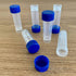 36PCS 5ml Cryo Tubes, Plastic Sample Vials with Screw Caps, PP Material, Silica Gel Gasket, Free from DNase, RNase