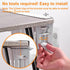 LUKETURE Desk Side Storage, Under Desk Steel Hanging Organizer, Laptop Holder with Pen Holder, No Drill Storage for