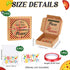 Feifeiya 2 7 7 Inch Pcs Birthday Pizza Money Box for Cash Gift x Pizza Boxes Money Holder Fun Gift for Surprise Funny