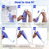 Nozzle -21.8oz(620ml) Hibbent Portable Bidet Sprayer and Travel Bidet with Hand Held Bidet Bottle for Personal