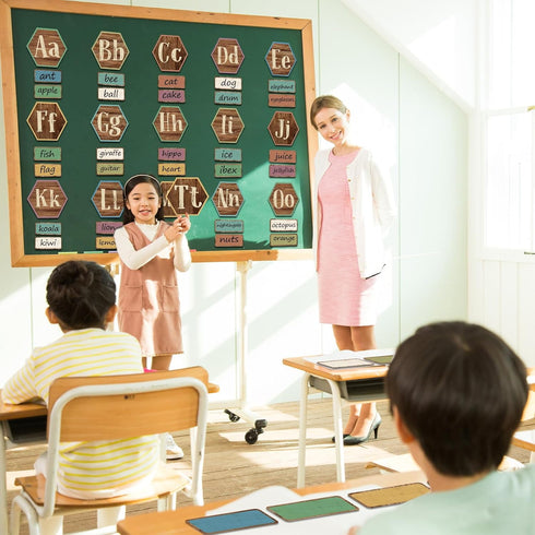 Word Wall Classroom Bulletin Board Set, Alphabet Letters for Home and School Decor