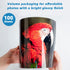 Uinkit 37lb Thin Flyer Paper, Glossy 8.5x11, 100 Sheets, Single Side, DIY Chip Bag, 135gsm for Inkjet Printer