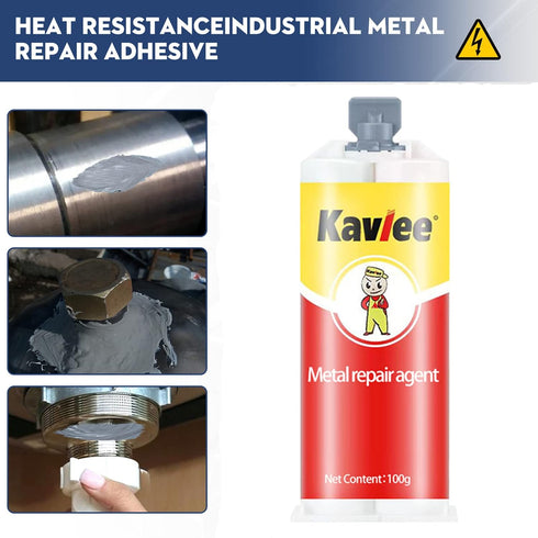 AB Glue Waterproof Sealant, All-Purpose Repair Glue, Casting Repair Glue for Metal, 2PCS Magic Welding Glue for